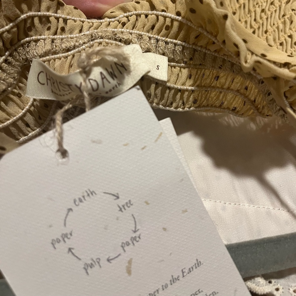 NWT Christy dawn Emma dress in sandstone dot - Picture 14 of 14